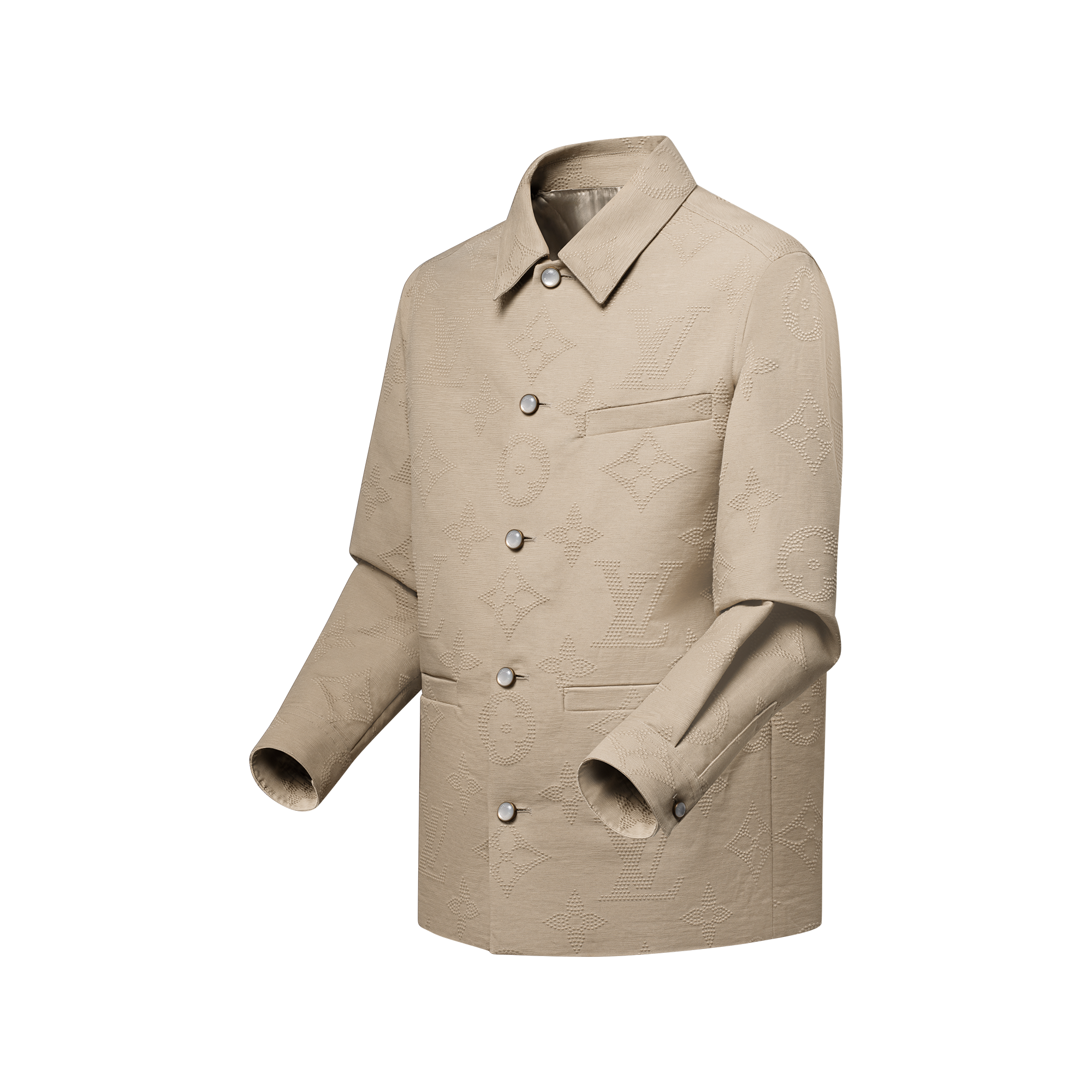 Monogram Embroidered Chic Overshirt - Men - Ready-to-Wear | LOUIS